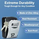 Outdoor Key Lock Box - Secure Realtor Storage