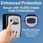 Outdoor Key Lock Box - Secure Realtor Storage