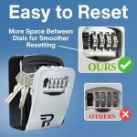 Outdoor Key Lock Box - Secure Realtor Storage