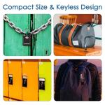 TSA Approved Luggage Locks with Keys - 4 Pack