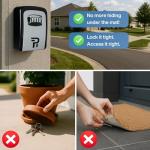 Outdoor Key Lock Box - Secure Realtor Storage
