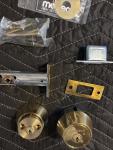Medeco Maxum Double Cylinder Deadbolt, Bright Brass