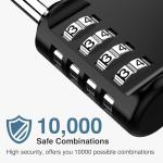Puroma Outdoor Waterproof 4-Digit Combination Lock