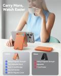 MagSafe Wallet Stand with RFID Blocking, Orange