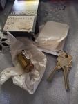 Medeco Lock Cylinder with 2 Keys and Card