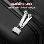 Mini Luggage Locks With Keys Set - Pink & Purple