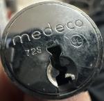 4 Medeco High Security Cam Locks with Keys