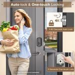 Keyless Fingerprint Door Lock with Voice Guidance