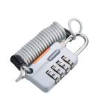 4-Digit Luggage Cable Lock with 3.3 Ft Cable