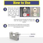 Magmaus® RTL70 Heavy Duty High Security Padlock