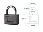 MUL-T-Lock C-10 High Security Padlock Set