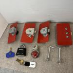 Master Lock Locker Lock Combo and Padlock Set