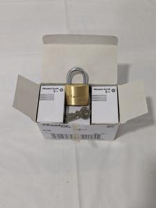 Master Lock Brass Padlock - 1.5" Wide, 12 Pack