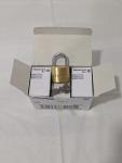 Master Lock Brass Padlock - 1.5" Wide, 12 Pack