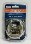 U-Haul LetterLock 80mm Disc Word Combo Locks