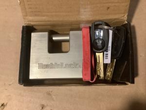 Unpickable Doublelock Security Padlock