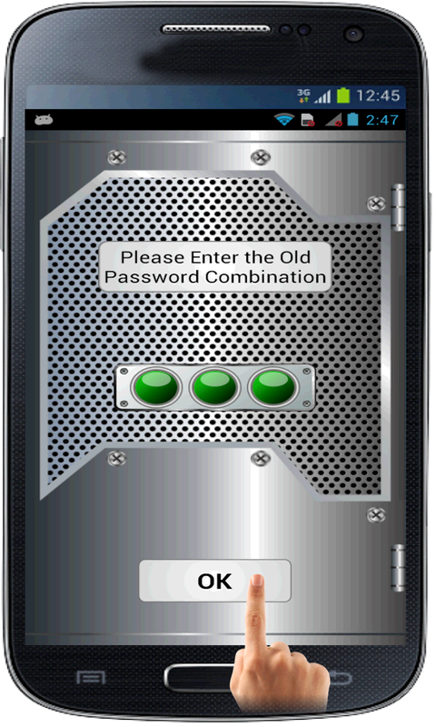 Secure Combo Lock for Screens