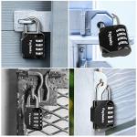 Fayleeko 4-Digit Unpickable Combination Locks (2-Pack)