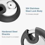 Puroma Heavy Duty Stainless Steel Locker Padlock