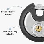 Puroma Heavy Duty Stainless Steel Locker Padlock