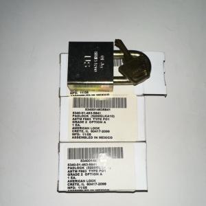 American Lock 5200GLKA10 Keyed Alike Padlocks - Set of 3