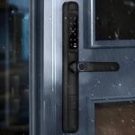 Slim Black Fingerprint Smart Door Lock