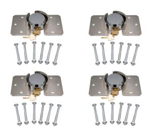 4-Pack Heavy Duty Hidden Shackle Padlocks