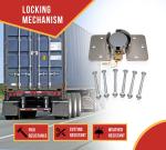 4-Pack Heavy Duty Hidden Shackle Padlocks