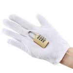 2 Pack 4 Digit Brass Combination Padlocks