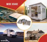 4-Pack Heavy Duty Hidden Shackle Padlocks