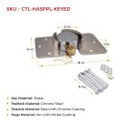 4-Pack Heavy Duty Hidden Shackle Padlocks