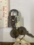 2 U.S. Padlocks with 2 Keys Each