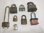 Assorted 8 Padlocks – No Keys Included