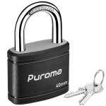 Puroma Heavy-Duty Keyed Padlock with 2 Keys