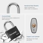 Puroma Heavy-Duty Keyed Padlock with 2 Keys