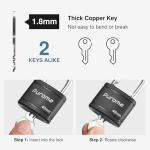 Puroma Heavy-Duty Keyed Padlock with 2 Keys