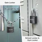 Puroma Heavy-Duty Keyed Padlock with 2 Keys