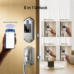 Keyless Fingerprint Smart Lock with Lever Handle