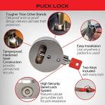 Stainless Steel Unpickable Puck Lock for Security
