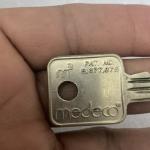 Medeco High Security Universal Cam Lock with 12 Keys