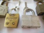 Set of 13 Vintage Padlocks with 4 Keys