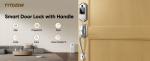 Keyless Fingerprint Smart Lock with Lever Handle