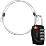 Lumintrail TSA Travel Lock with Steel Cable