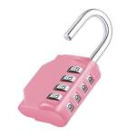 ZHEGE 4-Digit Unpickable Combination Lock - Pink