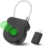 Biometric Fingerprint Padlock - Waterproof and Rechargeable