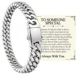 Unpickable Cuban Link Bracelet for Men