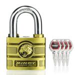 60mm Waterproof Heavy Duty Brass Padlock with Keys