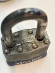 Set of 8 Vintage Master Padlocks with Key
