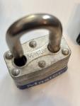 Set of 8 Vintage Master Padlocks with Key