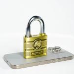 60mm Waterproof Heavy Duty Brass Padlock with Keys